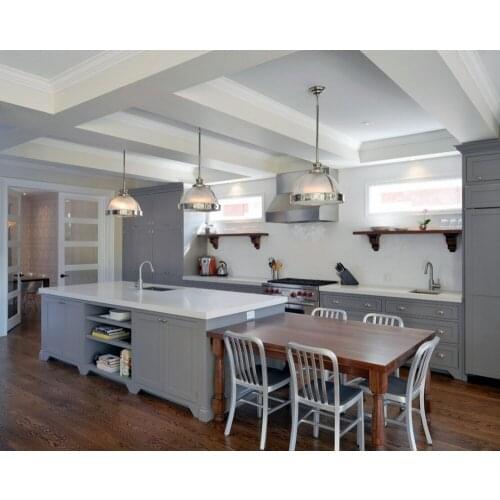 2019 hot sales traditional solid wood kitchen cabinet armadio da cucina wooden kitchen furnitures S1606040