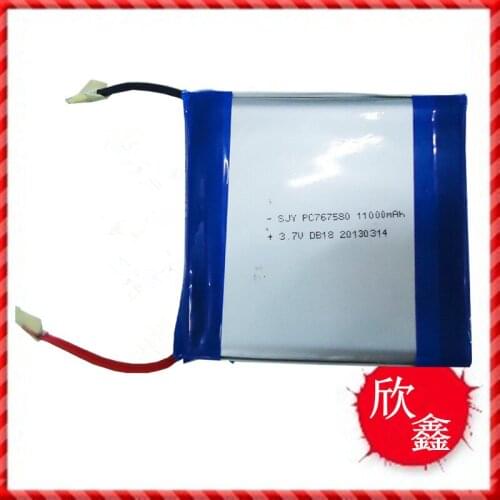 3.7V 6000mAh A polymer lithium battery 767580 mobile power supply core MID Tablet PC