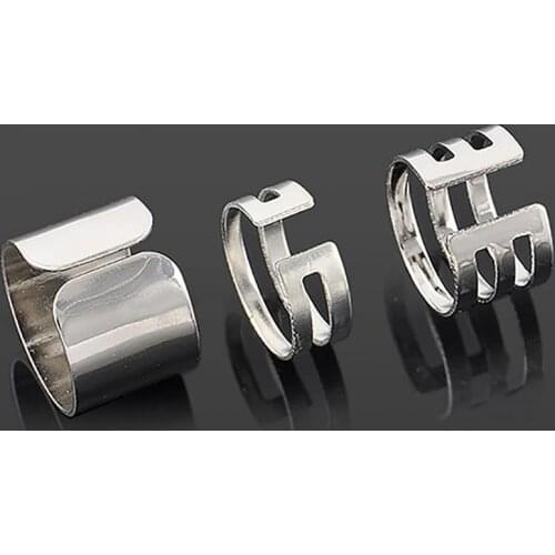 3 Pcs/Set Metal Open Ring Korean Fashion Accessories Golden Silvery Geometric For Women Rings Set Female Jewelry