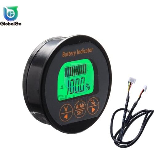 50A 100A 350A 8-80V DC Car Battery Voltage Current Tester Meter Battery Capacity Indicator Ammeter Voltmeter Waterproof