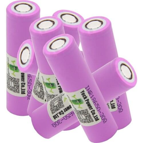 Yeckpowo INR18650 30Q battery 3000mAh 10C 30A high current li-ion batteries lithium 3.7V rechargeable akkumulator