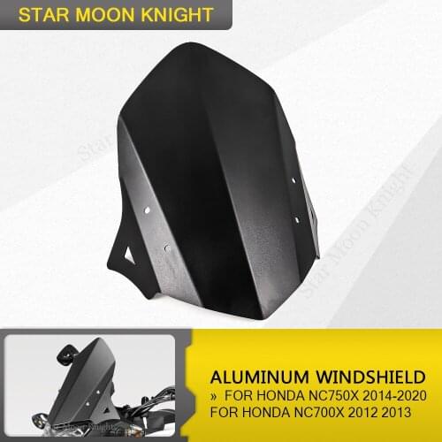 For Honda NC700X 2012 - 2013 NC750X 2014 - 2020 Motorcycle Accessories Windscreen Windshield Deflector Protector Wind Screen