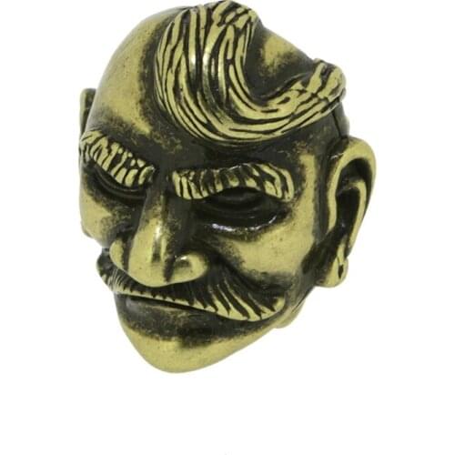 Dankaishi Punk Jewelry Accessories Roman Spartans Helmet Charm Warrior Skull Connector Findings for DIY Jewelry Making