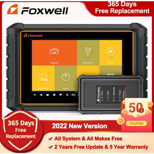 Foxwell GT65 OBD2 Car Diagnostic Tool All System 24 Reset ECU Coding Active Test Automotive Tool Professional OBD OBD2 Scanner