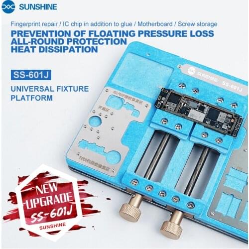 DIYFIX Universal Fixture Platform For iPhone XS/X/8/7/6S/6 Mobile Phone Motherboard Fingerprint PCB Repair IC Chip Glue Remover