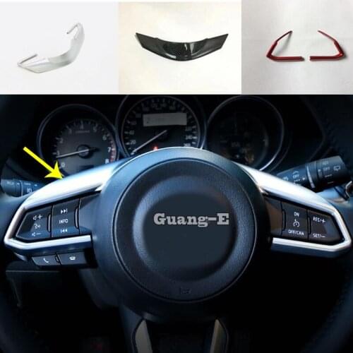 For 2017-2020 Mazda 3/ Axela Atenza M3 M6 CX-5 CX-7 CX-3 Car Sticker Styling Steering Wheel Interior Cover Kit Trim Frame Lamp