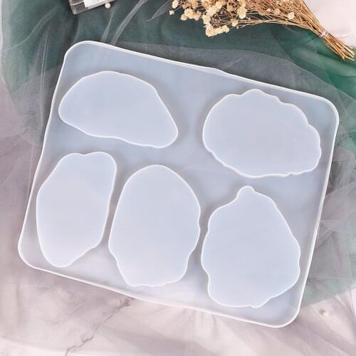 DIY Resin Epoxy Mould Large Table Mould Coaster Tray Base Tea Coaster Silicone Mold Resin Art Supplies