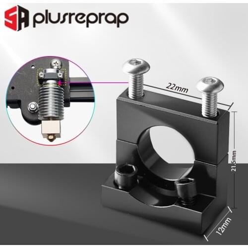 E3d V6 volcano Print Head Mounting Fixed Block V6 to CR10 J-head Hotend Aluminium Bracket for Ender-3 CR-10 Series Printer Parts