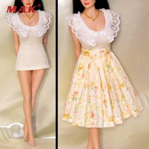1/6 Scale Womens Accessories T Shirt & Skirt Models Clothes Set for 12 inches UD PH Bodies Figures