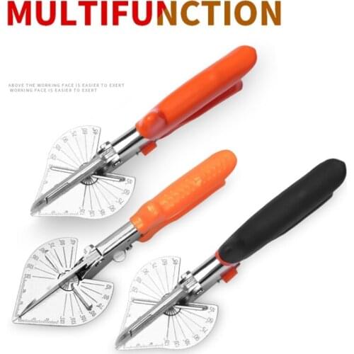 Upgrade 45-135 Degree Multi Angle Mitre Siding Wire Duct Cutter PVC PE Plastic Pipe Hose Scissor Cut home decor Plumbing Tool