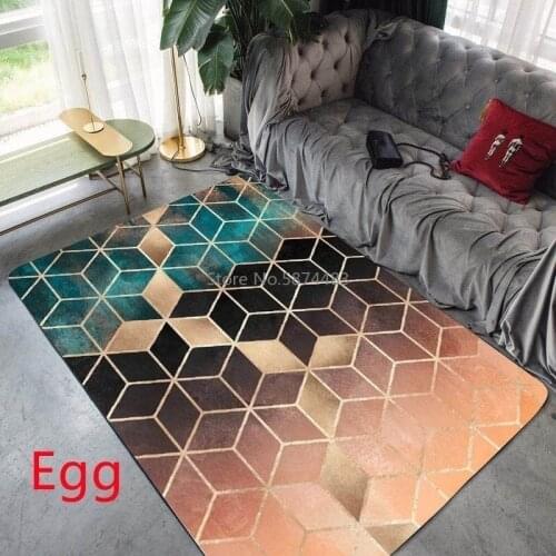 Fashion Modern Area Rugs Geometric Pattern Carpet Nordic Simple Living Room Coffee Table Room Bedroom Floor Rug Mat