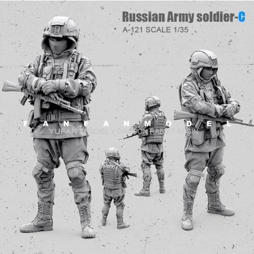 1/35(50mm) Resin model kits figure colorless and self-assembled A-121