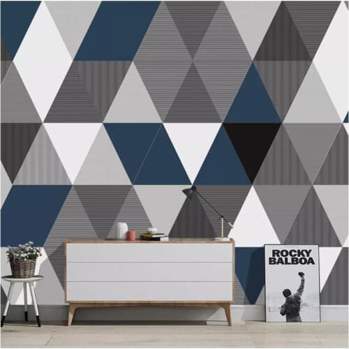 Nordic Modern Geometric Home Improvement 3D Mural Wallpapers for Living Room TV Background Wall Murals 3D Wall Papers Home Decor