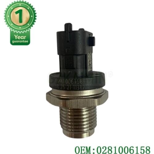NEW Fuel Rail Pressure Sensor For Cummins Volvo Iveco Man Fiat Jack 0281006158 0281006112 028100270 0281002706 0281002937