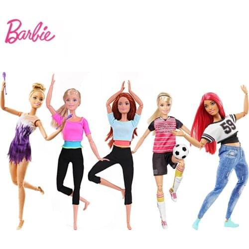 Original Barbie Brand Sport Girl Doll Toys Birthdays Girl Gifts for Kids Boneca Toys for Children Girls Baby Doll Toy Jugetes