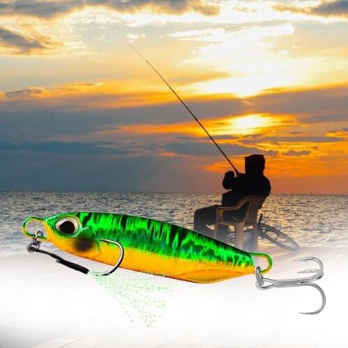40g Fishing Lure Quality Metal Long Shot Hard Lure Slow Sinking Fall Jig for Angling Professional Bait Fishing Accessories