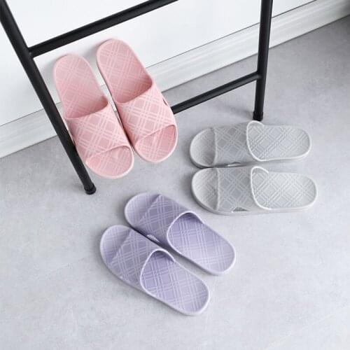 Soft Bottom Antiskid Indoor Home Couples Bathroom Bath Sandals Mens and Womens Summer Slippers
