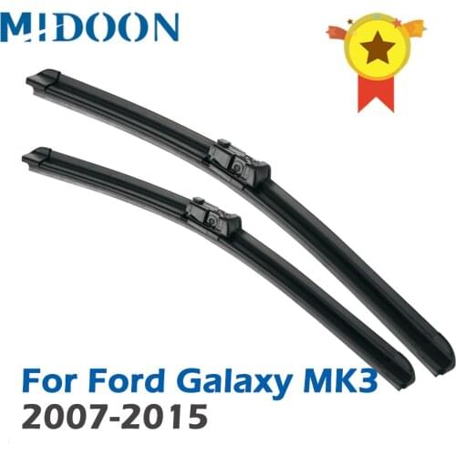 MIDOON Wiper Front Wiper Blades For Ford Galaxy MK3 2007 - 2015 Windshield Windscreen Front Window 30"+26"
