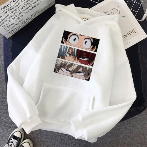 My Hero Academia Men Female Hoodies Autumn Casual Pullover Sweats Hoodie Fashion Sweatshirts Japan Anime Hip Hop Sweats