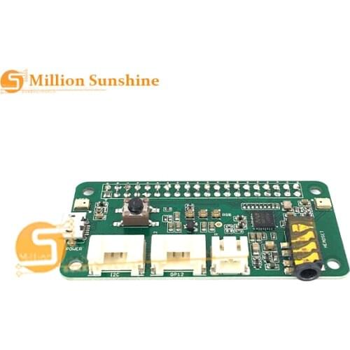 Respeaker Intelligent Voice Dual Microphone expansion board compatible raspberry Pie ZERO/3B/2B