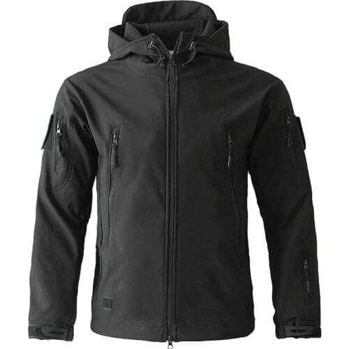 Winter Men Army Camouflage Airsoft Jacket Military Tactical Waterproof Softshell Coat Windbreaker Hunt Clothes