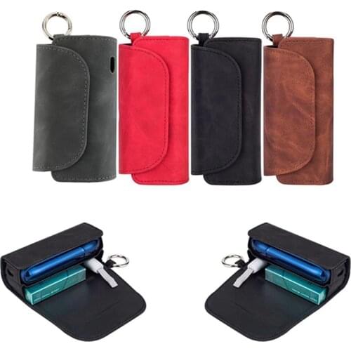 1PC Fashion Flip Double Book Cover Case Pouch Bag Holder Cover Wallet Leather Case For Iqos 3