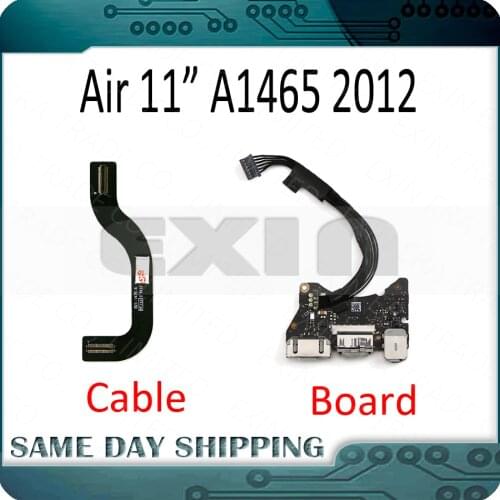 2012 Year for MacBook Air 11" A1465 2012 DC Jack USB Power Audio I/O Board with Cable 923-0118 820-3213 821-1475-A 923-0119
