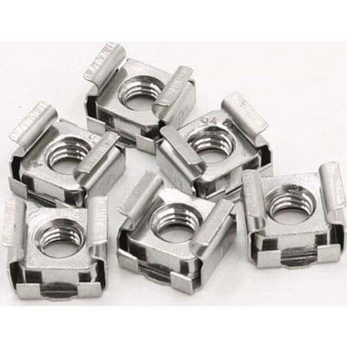 3pcs M4 M5 M6 M8 304 Stainless steel clip nut 304 floating cage Cabinet nuts