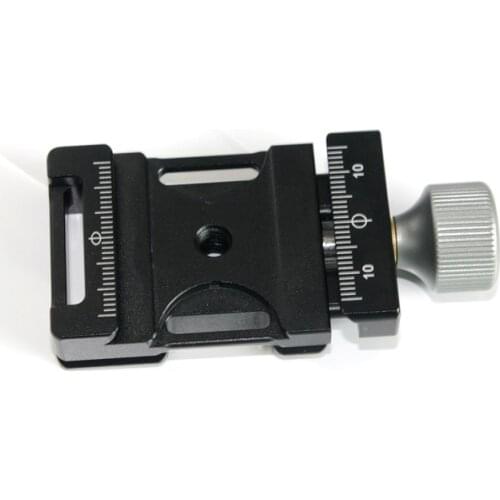 Moveski DC-38Q Aluminum Quick Release Plate Clamp Compatible with Arca Swiss for 38mm QR Plate