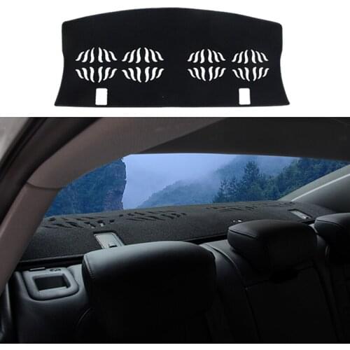Car accessories Dacron Rear Window Dash Mat DashMat Sun Guard Pad Cover For Audi A4 B9 2017-2018