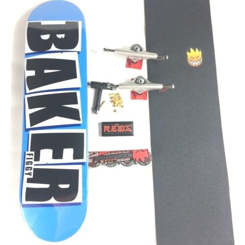 BakerA Complete Set of Assembled Skateboard 7 Layers Canadian Maple High Quality 8.0 /8.125/8.25/8.375/8.5 Inch