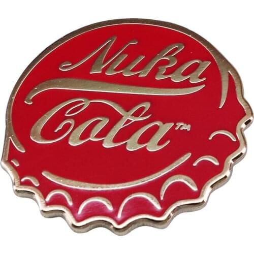 Fallout Nuka Cola Bottlecap Brooch great pin collection for the people who have a hard time deciding on something
