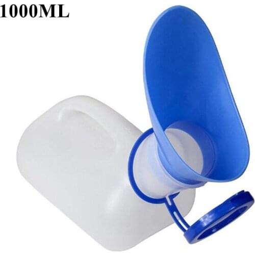 1000ml Portable Plastic Mobile Urinal Toilet Aid Bottle Outdoor Camping Car Urine Bottle For Women Men Journey Travel Kit