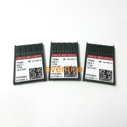 30 Pieces Groz Beckert Ball-Point Dbx1 16X231 16X257 1738 Sewing Machine Needles