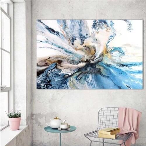 Diy Diamond Painting Colorful Ocean 5D Full Square/Round Mosaic Diamond Embroidery Abstract Wall Pictures for Living Room P40