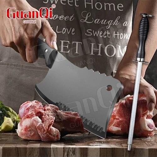 Butcher Knife Stainless Steel Bone Chopping Knife High Hardness Kitchen Chef Knife Meat Cleaver Kitchen Knife Cooking Tools