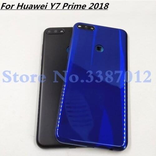 Original for Huawei Y7 2018 Back Battery Cover Housing Case Y7 Pro 2018ForHuawei Y7 Prime 2018 Battery Cover LDN L22 LX2 L21 LX3