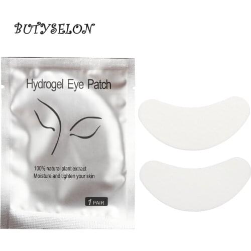 50Pairs/Lot Patches for Eyelash Extension Under Eye Pads Paper Patches Lint free Stickers For Eyelash Extension Makeup tools
