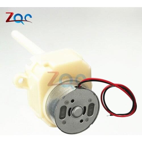 DC 6V 12V 8-16RPM Long Shaft Turbine Worm Gear Motor Slow Reduction Gear Box AS