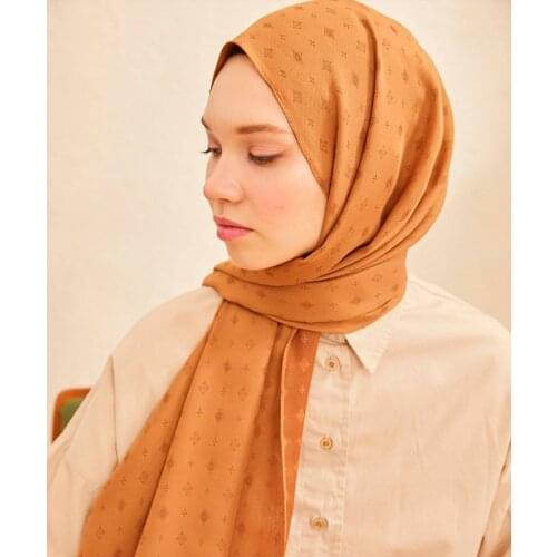Salland Combed Shawl Pearl Series Tile Color Comfortable Product Fashion Flexible and Breathable Comfy Fabric Quality Robust Original Does No Ironing Easy Use Quality Shawl Stylish Designs Casual Style Orginal PEAG001