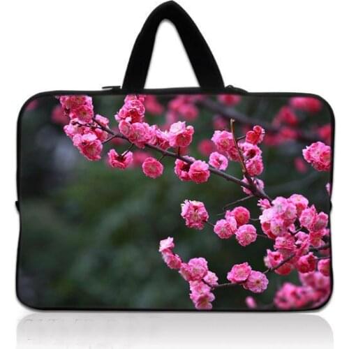 Plum blossom Laptop Sleeve Notebook Bag Pouch for Macbook Air Pro Ratina 11 13 12 15 Pro 13.3 15.4 Liner Sleeve for Xiaomi Dell