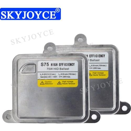 SKYJOYCE High Power 75W HID XenonBallast 12V 24V S75 High Efficiency HID Ballast Reactor For Car Headlight 75W 100W HID light
