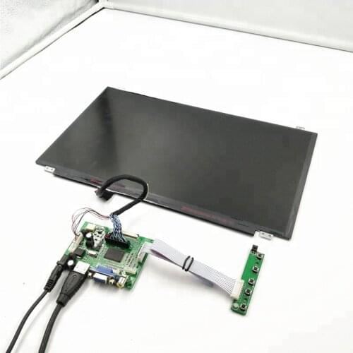 Lcd controller board support HDMI+VGA +audio driver 15.6 inch LCD kits with 1920*1080,300 cd