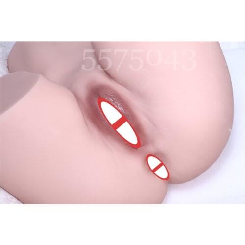 1:1 Top Quality Realistic Big Ass Sex Doll Half Body Real Vagina Anus Pussy Dual Channel Male Masturbator Masturbate For Men