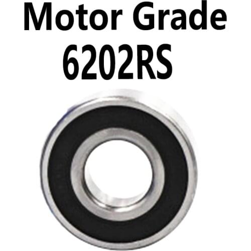 1pcs/lot 6202RS Deep Groove Ball Bearing Motor Grade 6202-RS 6202RS 15*35*11mm 15*35*11