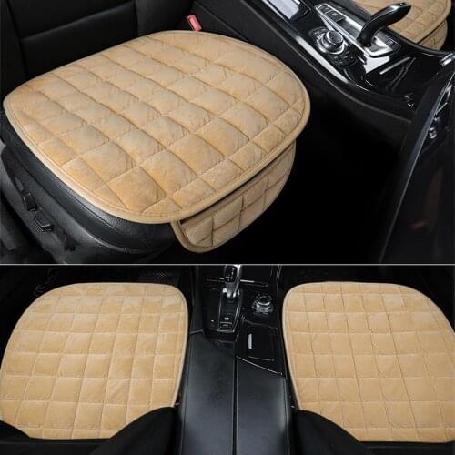1pc Universal Car Seat Cover Winter Warm Seat Cushion Anti-slip Universal Front Chair Seat Breathable Pad for Car Seat Protector