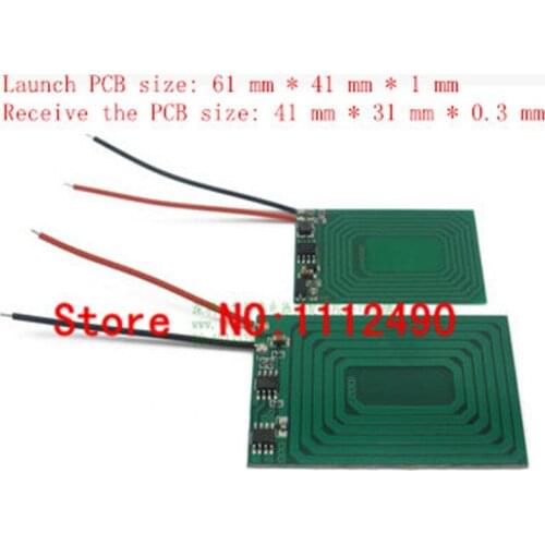 Free shipping 10set Wireless charging module PCB XKT412-03 wireless module wireless charger DIY Accept module + emission module