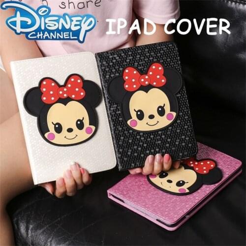 Disney Mickey Minnie Protective Cover for IPad 10.2 for IPad Mini1 2 3 Case for 9.7 2017 2018 IPad Air 1 2 9.7 Tablet Soft Funda