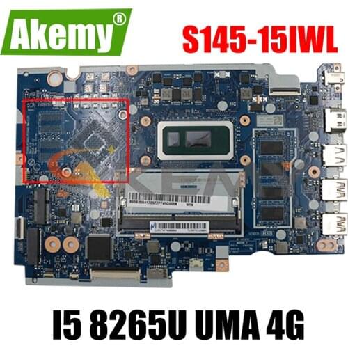 For Lenovo Ideapad S145-15IWL / V15-IWL portable motherboard with CPU i5 8265U UMA 4G FUR 5B20S41721 NM-C121 Test OK Mainboard
