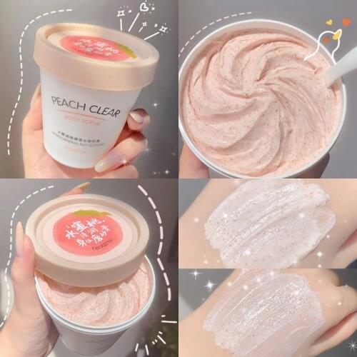 Body Scrub Exfoliating Facial Peeling Gel For Face Acne Cream Exfoliant Cleansing Remove Blackhead Dots Whitening Moisturizing M